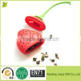FDA Approved Super Cute Strawberry Silicone Tea Infuser thumbnail-2