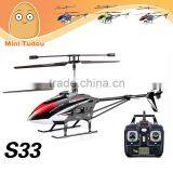 Minitudou RC Toys 2.4G RC Helicopter 3Channel RC Mini Helicopter S33 thumbnail-1