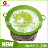 Not Spill Out Heat Resistant Silicone Pot Lid Stops Pans From Messy Spillovers