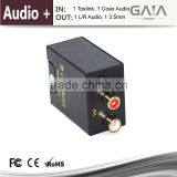 Digital to Analog (L/R) Audio Converter Adapter - Changes Digital Coaxial or Optical Toslink [SPDIF] Into Stereo 3.5mm Audio thumbnail-2