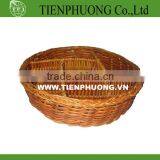 wicker partition tray