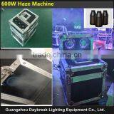 Remote Control 600w Haze Machine, 600w Dual Hazer Machine Fog Smoke Machine DMX512 With Flight Case