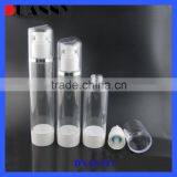 50ml White Plastic Cosmetic Airless Bottle Packaging,White Plastic Airless Bottle thumbnail-3