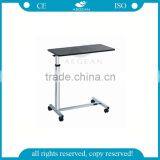 Good Price AG-OBT014 ISO CE Approved High Strength Hospital Wooden Bed Side Table thumbnail-1