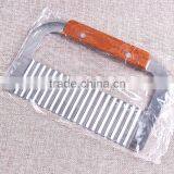 Update International New 7" Wide Commercial Crinkle, Garnish, Potato Vegetable Cutter Cutting Tool, Stainless Steel thumbnail-5