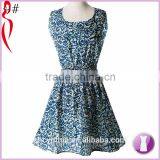 Custom Print Skater Dress for Summer thumbnail-2