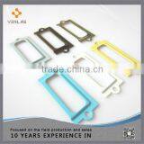 Small Metal Label Holder for Scrapbooking