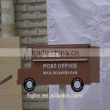 Foshan JHC-1035D Wall Mounted-Post Mounted Dual Use Metal Mailbox/Decorative Letterbox/Car Style Outdoor Postbox For Garden thumbnail-4