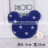 Mouse Shape Embroidered Star Patches For Bags,Custom Patches thumbnail-2