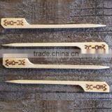 Natural Round Disposable Bbq Square Bamboo Skewers Price thumbnail-3