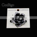 Fashion Jewelry Black Flower Rhinestone Brooches Pin Women Gift Dresses Hijab Scarf Apparel Accessories thumbnail-2