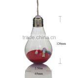 Clear Bulb Shape Hanging Wishing Glass Bottles,Glass Drift Jars With Message thumbnail-4
