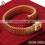 Factory Gold Bracelet Jewelry Design for Girls Stainless Steel Saudi Gold Jewelry Bracelet Quality Choice