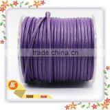 Purple Fashion Leather Cord, Jewelry Round Sheepskin Leather Cord,popular Bracelet String thumbnail-1