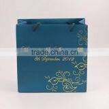 Luxury Design Blue Gift Paper Hand Bag With Hot Foiling-IMG0281 thumbnail-1