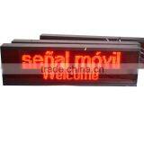 LED Moving Sign Red Colors 10 32*128 Outdoor Waterproof Led Sign