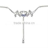 Dual GROOVY GECKO Sapphire Blue BACK Belly Chain