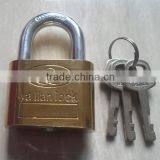 Top Security Golden Plating Side Round Padlock thumbnail-1