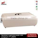 OEM White Perfume Packaging Packing Wooden Box for Cosmetic Product thumbnail-2