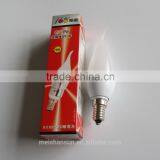 Low Power 3W Plastic Sharp Steep With Long Tail LED Bulb Lights