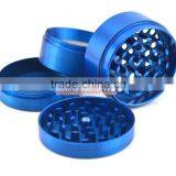 Aluminum Rasta Grinder 2.2" 4 Piece Tobacco Herb Spice Crusher Muller Gift Box thumbnail-4