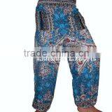 RC2577 Rayon Printed Harem pant Pantalon Afgano Pantalon Trouser ethnique sarouel femme pantalon rayon print