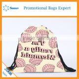 Wholesale Bulk Drawstring Bags Custom Print Clutch Bag Emoji Drawstring Bag Supplier's Choice thumbnail-4