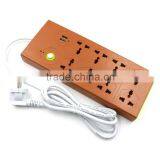 New 8 Outlet Power Strip 2 USB Charging Port Smart Power Strip Socket Power thumbnail-2