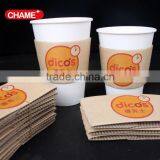 food-grade disposable paper coffee cup sleeve