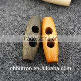 Wood 2-hole Toggle Button for Coat