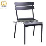 Stackable outdoor metal chair furniture, metal armchair side chair