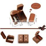 Chocolate Shaped Pencil Sharpener With Eraser thumbnail-2