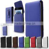 Premium PU Leather Vertical Belt Flip Pouch Holster Case Clip For Mobile Phones thumbnail-3