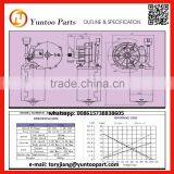 High Performance 24v Bus Wiper Motor ZD1835-ZD2835 thumbnail-2