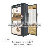 Floor Tiles Push-pull Display Shelf/metal Showroom Display Racks Stands for Tiles Samples CT030