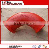 Twin Wall 4 Inch 90degree Concrete Pump Elbow, Double Wall Elbow Concrete Pump Spare Parts thumbnail-4