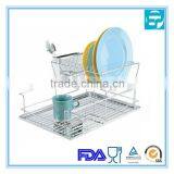 Steel Kitchen Houseware 2-Tier Dish Rack thumbnail-3
