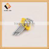 9Pcs Standard Length Star Head Hex Key Set