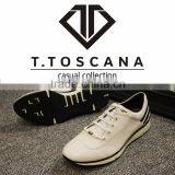 2016 Cheap Genuine Leather Stripe White High Heel Sport Casual Shoes thumbnail-5