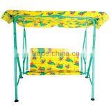 Outdoor Leisure Kids Garden Iron Swing Chair thumbnail-1