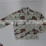 OEM 100% cotton ripstop outdoor Camouflage Suit Combat Bdu Uniform Military Uniform
