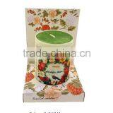 New Gift and Crafts Candles , Custom Printing Wrapped Scented Candle Wax thumbnail-4