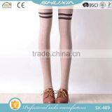 SX-409 Cheap Knee High Socks Young Woman Cute Teen Girl Cartoon Tube Socks Japanese Style Nylon and Silk Foot Sexy Stockings thumbnail-6