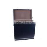 Wholesale Custom 8 Bottles of Red Wine Champagne Boxes, Black Leather Gift Box thumbnail-3