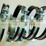 stainless steel 304 double bolt clamp