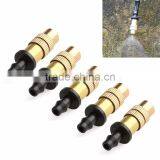 2016 Newest Gardening Water Cooling Thread Brass Spray Sprinkler 5pcs Adjustable Misting Nozzle thumbnail-1