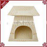 S&D Eco-friendly Natural Water Hyacinth Pet Basket Cat House,dog Bed thumbnail-2