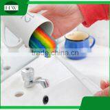 Kitchen Rainbow Plastic Sponge Long Handle Hanging Tableware Water Cup Bottle Clean Cleaning Brush thumbnail-2