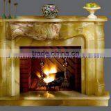 EXPORT QUALITY LIGHT GREEN ONYX FIREPLACES thumbnail-3