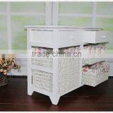 Home Furniture Wooden Cabinet With Baskets Drawers thumbnail-6